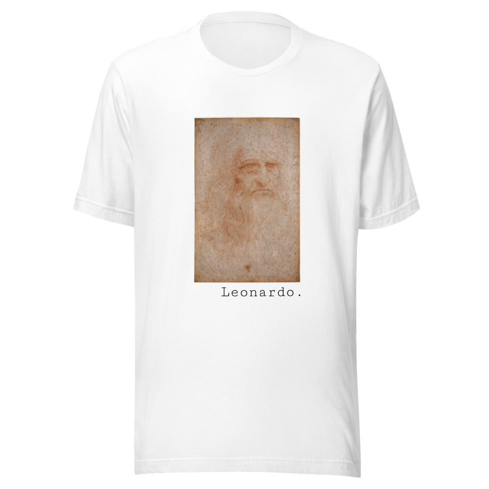 Self-Portrait in Red Chalk by Leonardo da Vinci t-shirt