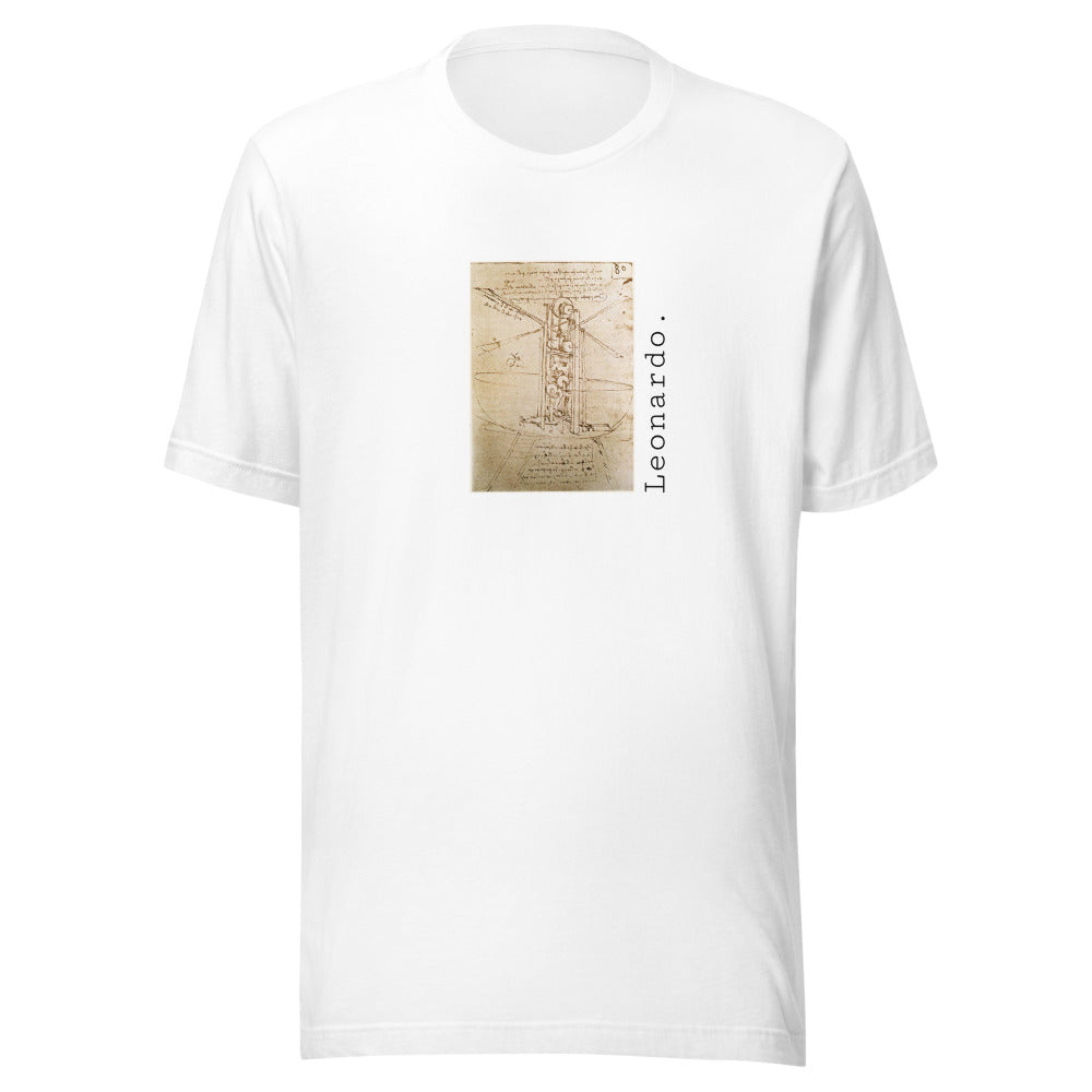 Ornithopter by Leonardo da Vinci t-shirt
