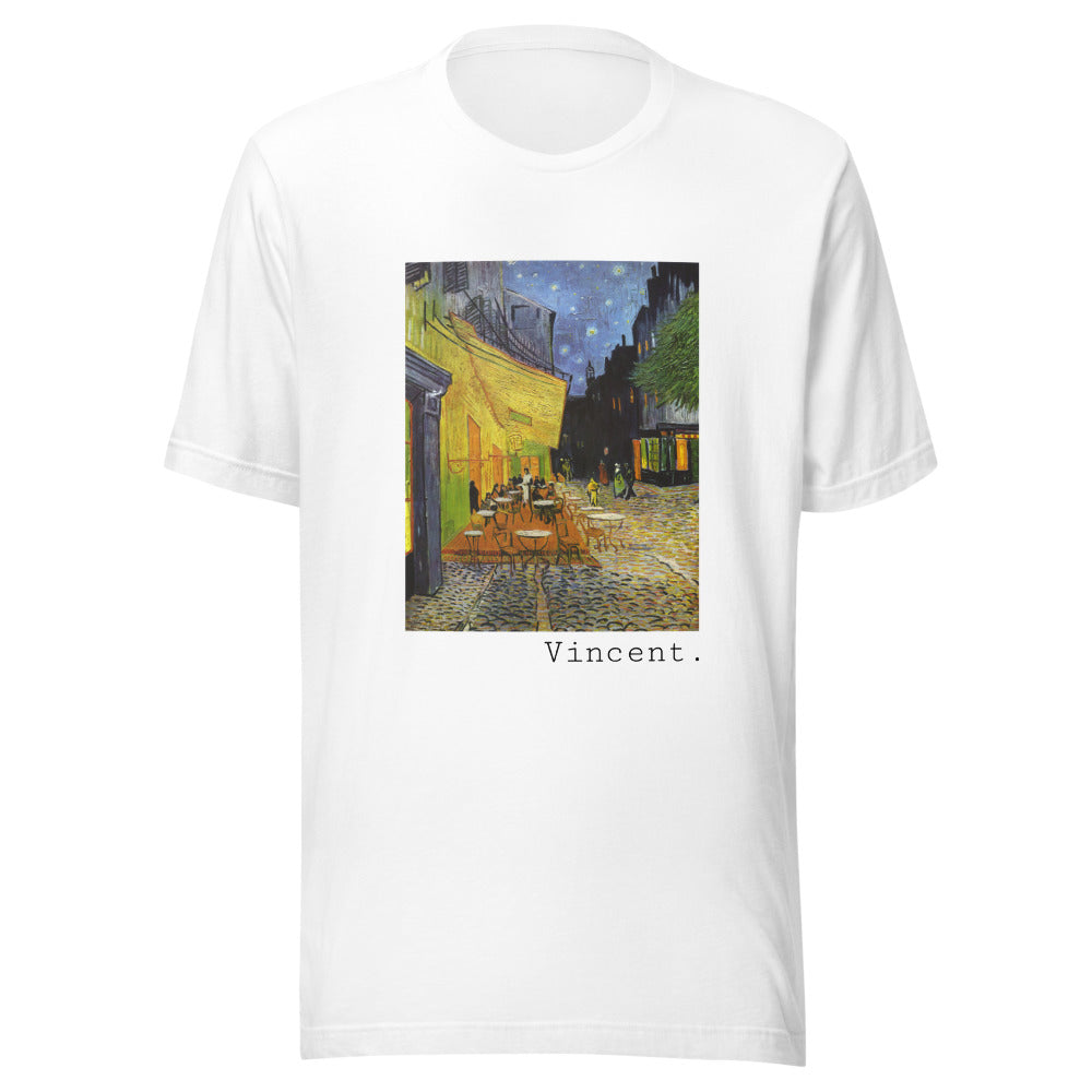 Café Terrace at Night by Vincent van Gogh t-shirt