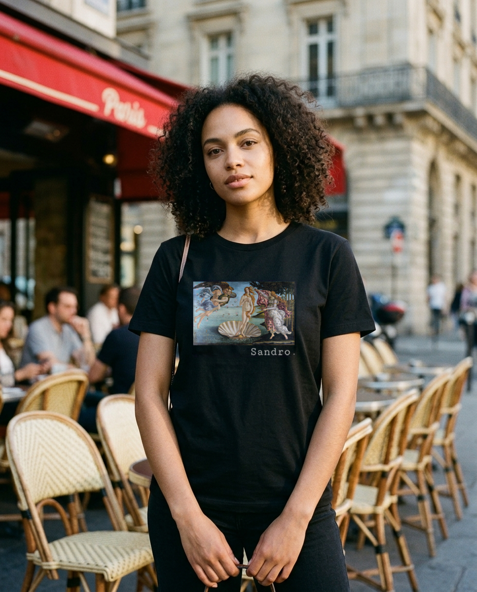 Sandro Botticelli t-shirt worn