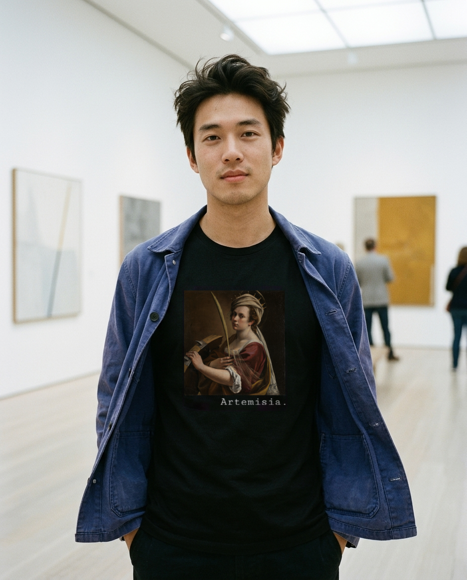 Artemisia Gentileschi t-shirt worn