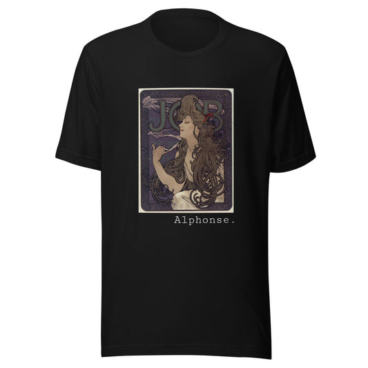 Job by Alphonse Mucha t-shirt
