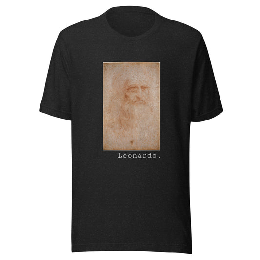 Self-Portrait in Red Chalk by Leonardo da Vinci t-shirt