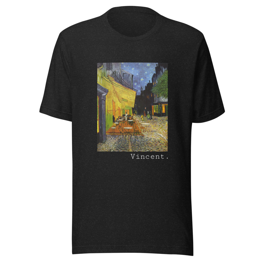 Café Terrace at Night by Vincent van Gogh t-shirt