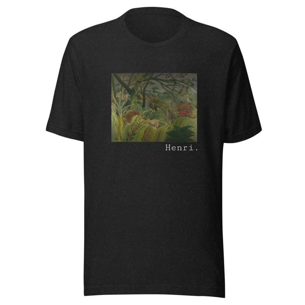 Surprised! by Henri Rousseau t-shirt