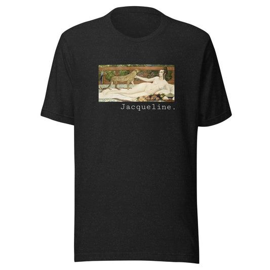 Odalisque with Cheetah by Jacqueline Marval t-shirt