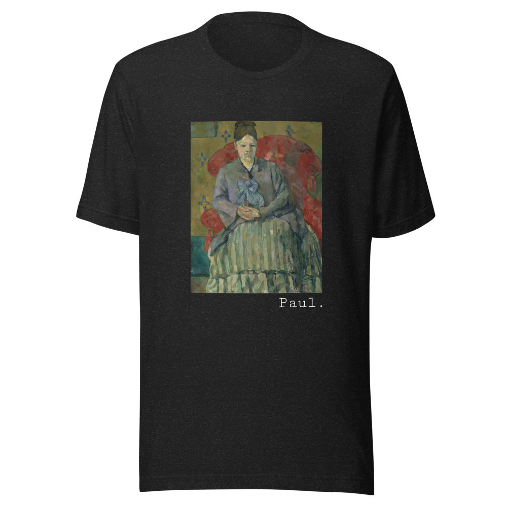 Madame Cézanne in a Red Armchair by Paul Cézanne t-shirt