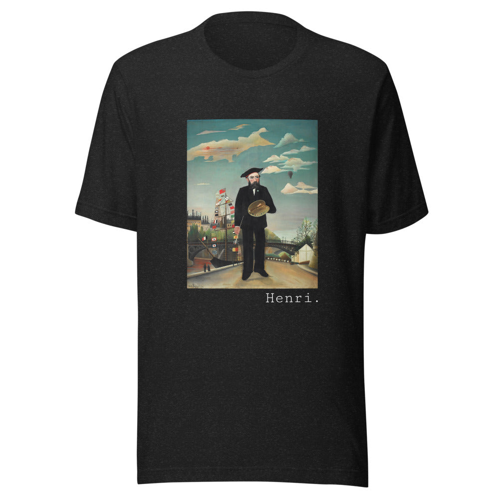 Myself: Portrait – Landscape by Henri Rousseau t-shirt