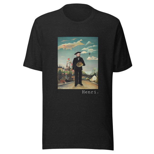 Myself: Portrait – Landscape by Henri Rousseau t-shirt