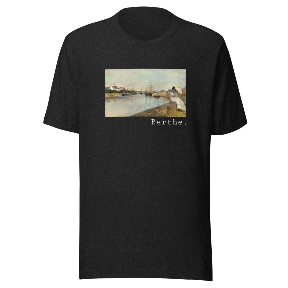 The Harbor at Lorient by Berthe Morisot t-shirt