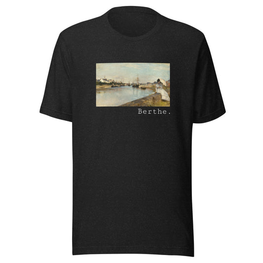 The Harbor at Lorient by Berthe Morisot t-shirt