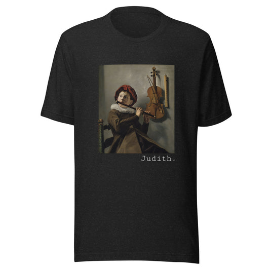 Boy Playing the Flute by Judith Leyster t-shirt