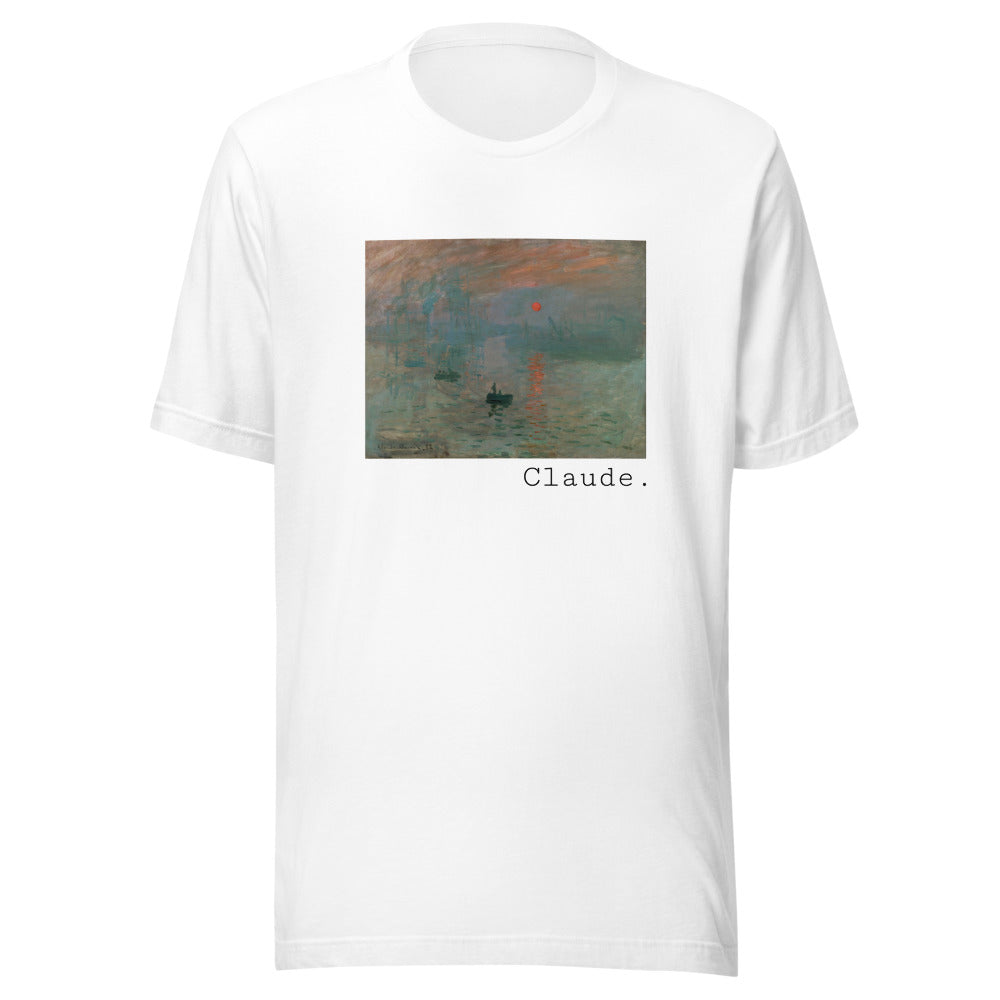 Impression, Sunrise by Claude Monet t-shirt