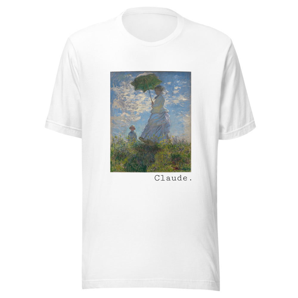 Woman with a Parasol by Claude Monet t-shirt