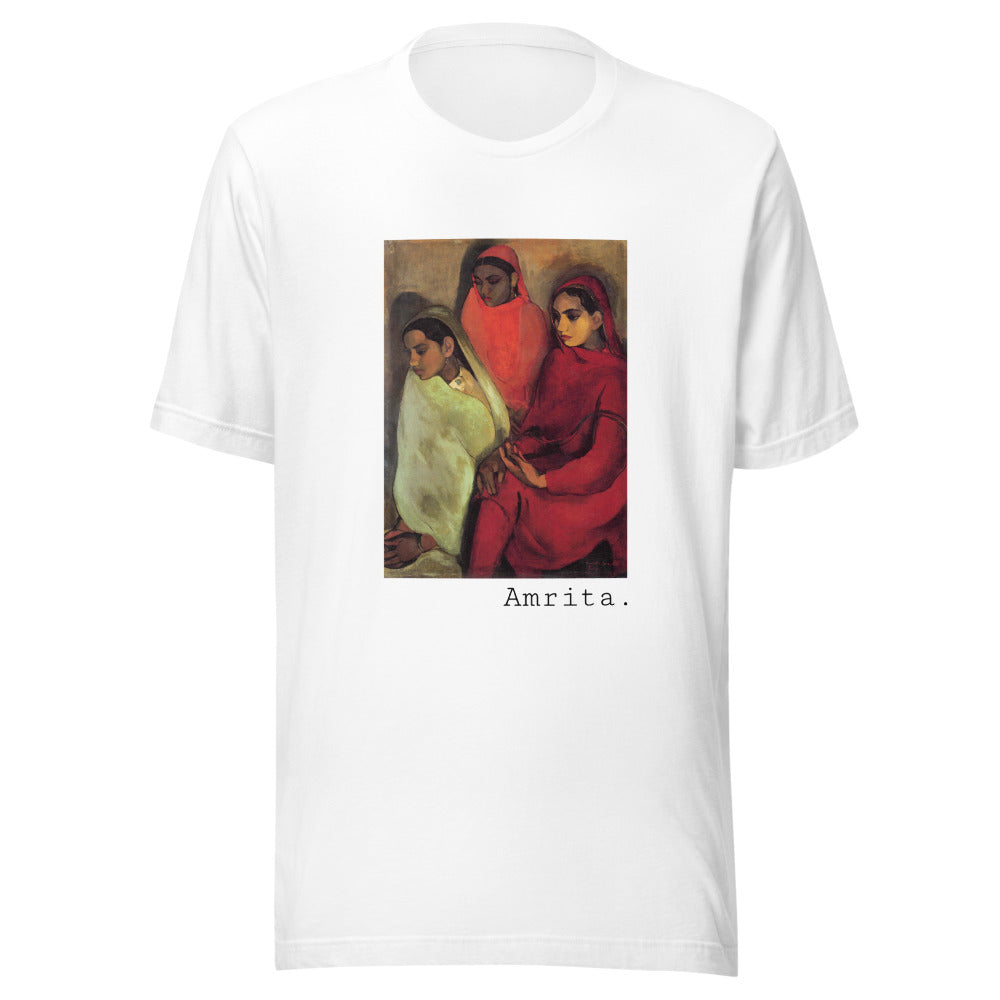 Group of Three Girls by Amrita Sher-Gil t-shirt