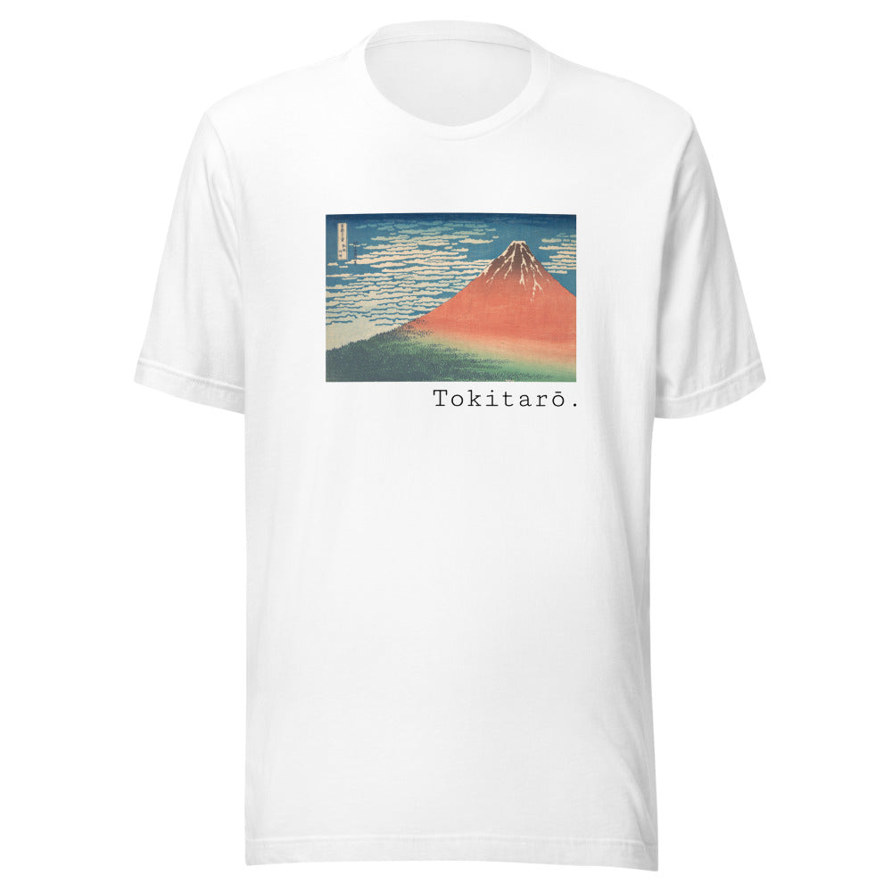 South Wind, Clear Sky (Red Fuji) by Katsushika Hokusai t-shirt