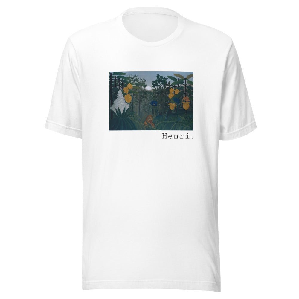 The Repast of the Lion by Henri Rousseau t-shirt